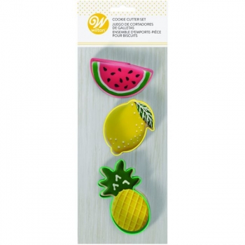 Ausstecher Set - Ananas Wassermelone Zitrone